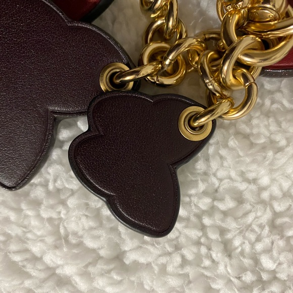 New without tag, Leather Coach Key Ring, Multicolored with 4 pretty butterflies - Picture 10 of 16